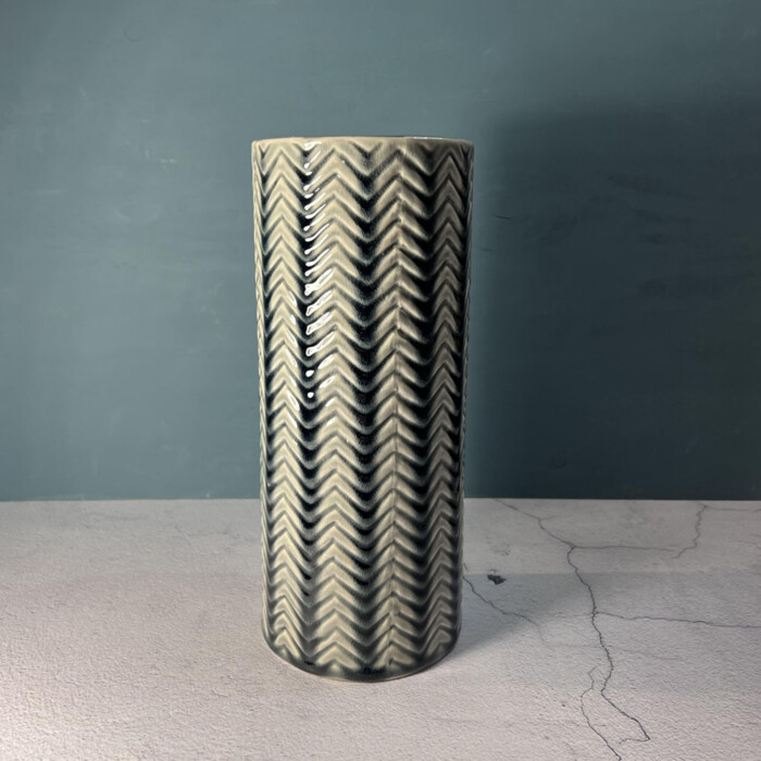 Vaso tubo zig zag