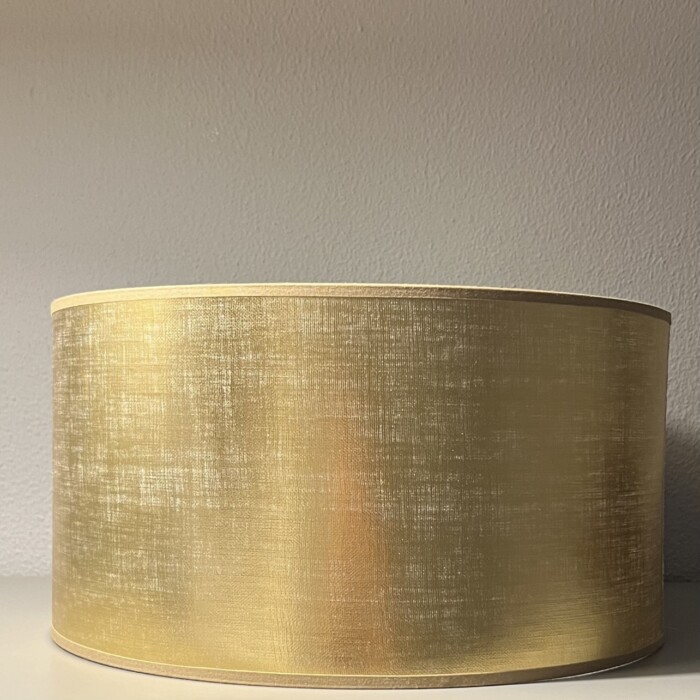 Paralume cilindrico oro d. 35