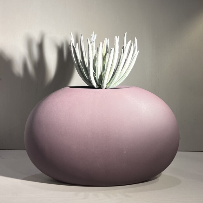 Vaso ovale viola