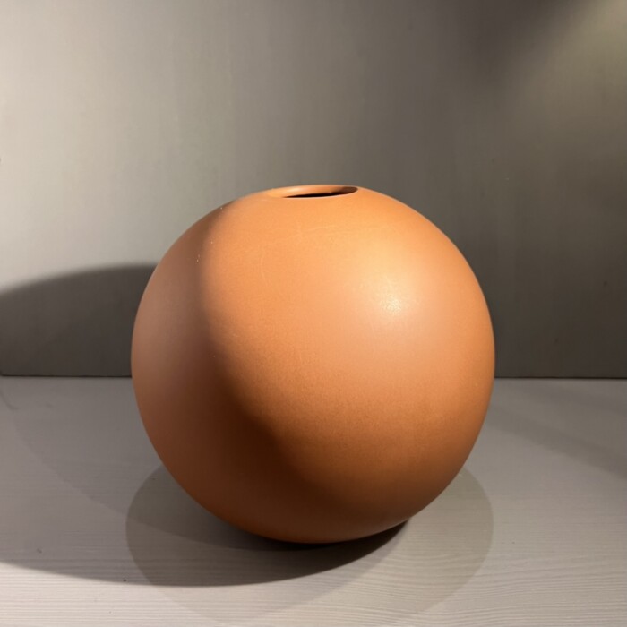 Vaso tondo terracotta - immagine 2