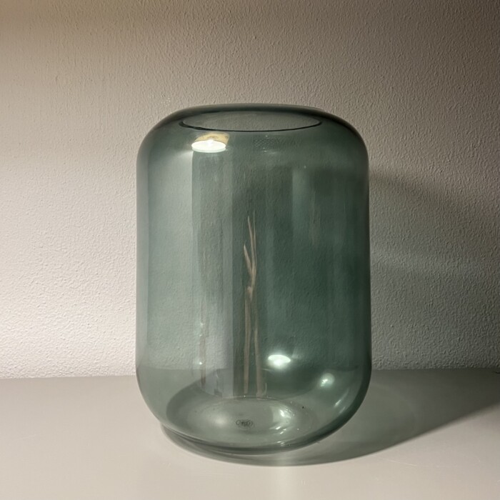 Vaso verde trasparente - immagine 2