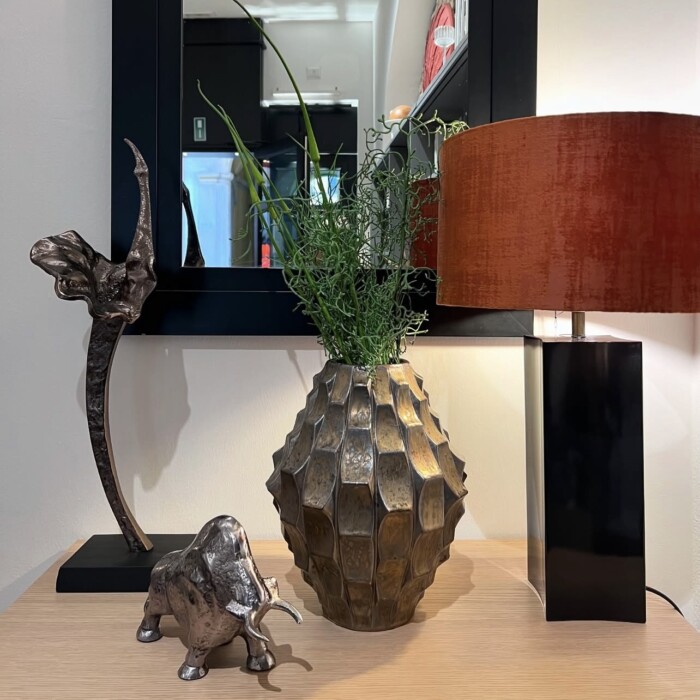 Lampada squadrata in metallo - immagine 3