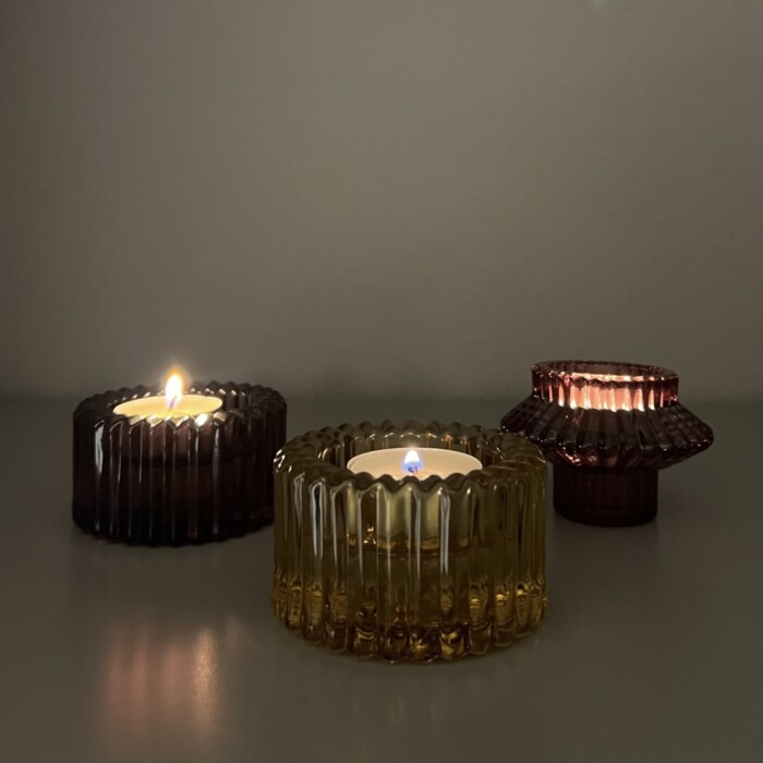 Porta t-light vetro - immagine 4