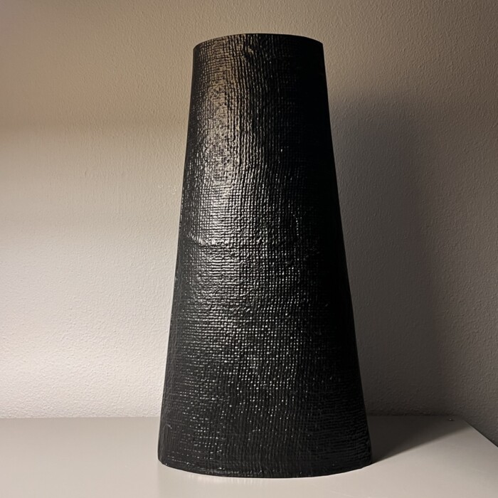 Vaso Nero in Alluminio