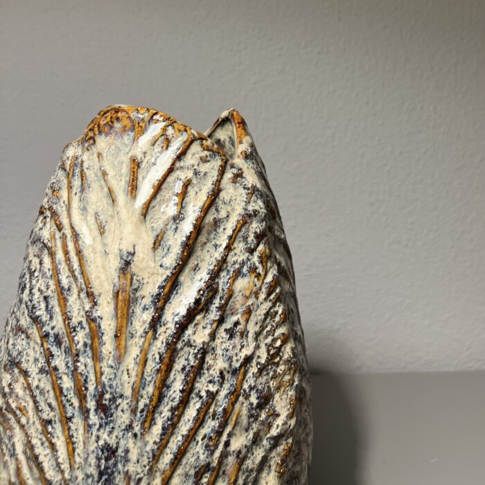 Vaso foglie piccolo in ceramica - immagine 4
