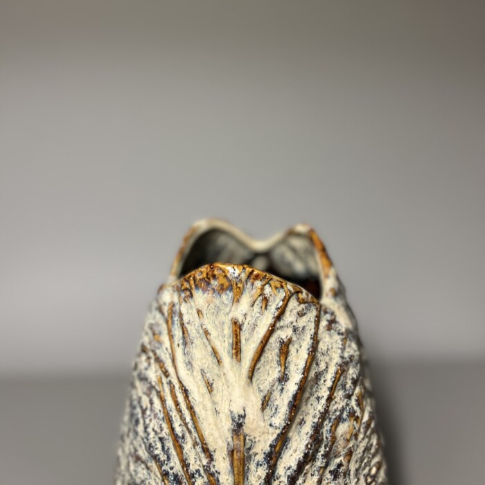 Vaso foglie piccolo in ceramica - immagine 5