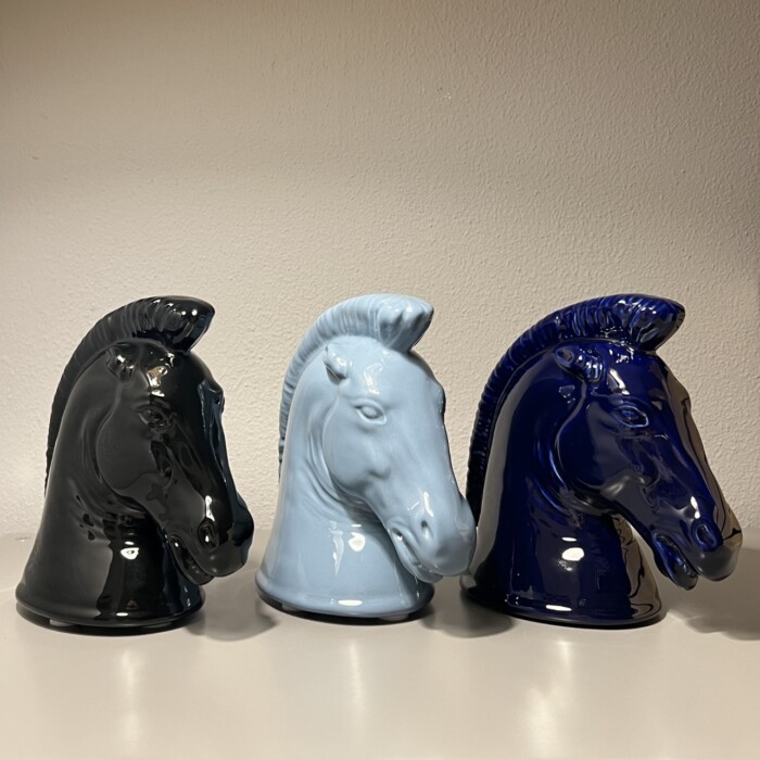 Cavallo Blu in Ceramica Italiana - immagine 5
