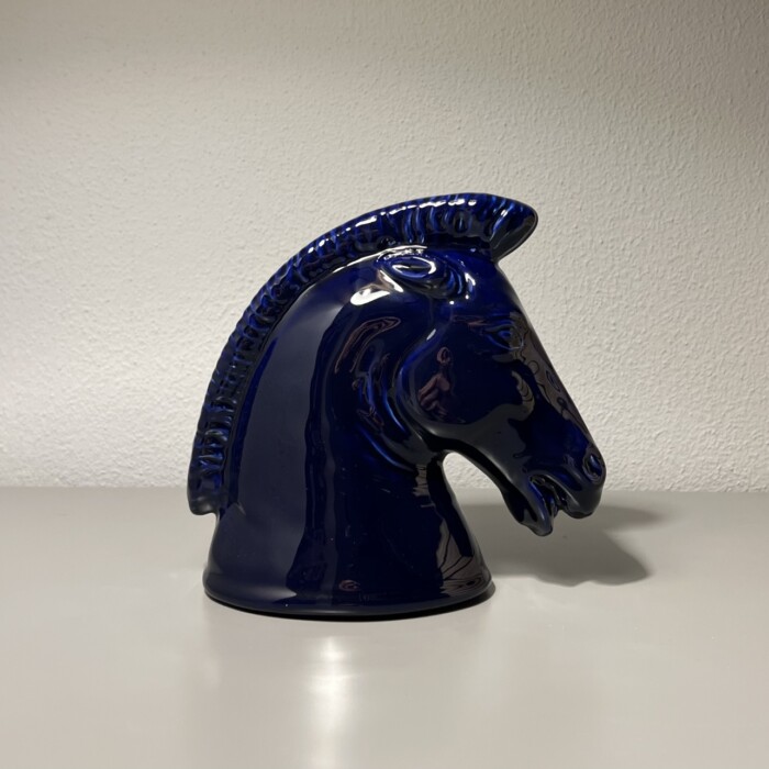 Cavallo Blu in Ceramica Italiana - immagine 4