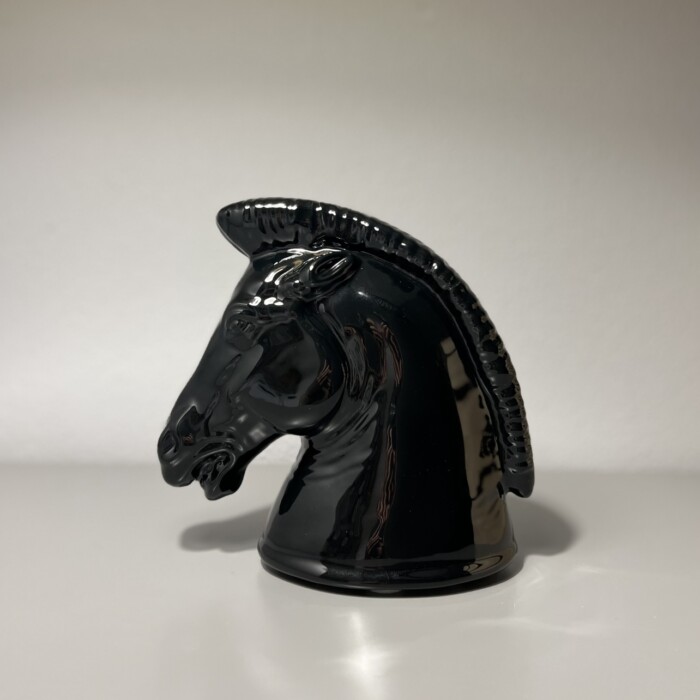 Cavallo Nero in Ceramica Italiana - immagine 3