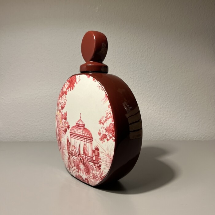 Bottiglia “toile” in porcellana - immagine 2