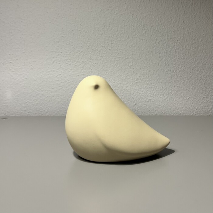 Uccellino panciuto in ceramica L