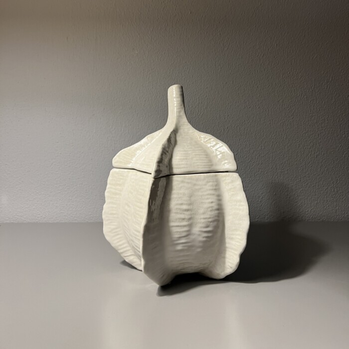 Scatola bianca in ceramica
