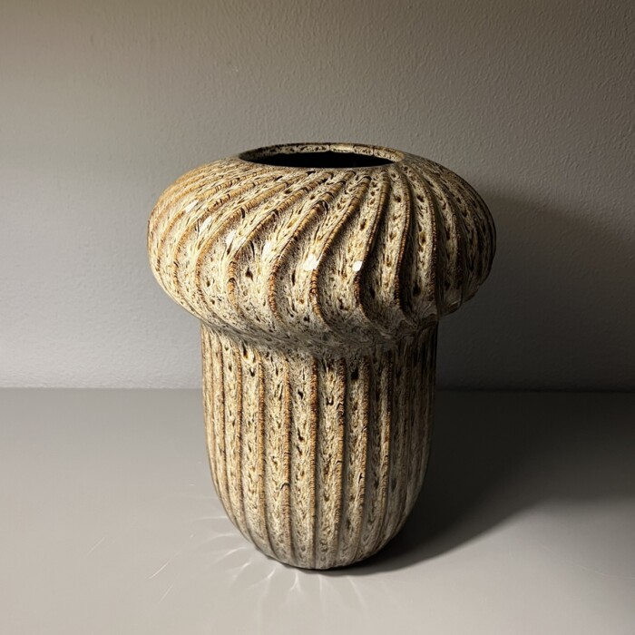 Vaso maculato alto in ceramica - immagine 3