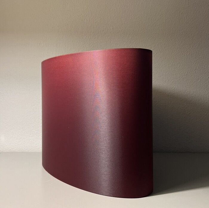 Paralume ovale rosso - immagine 2