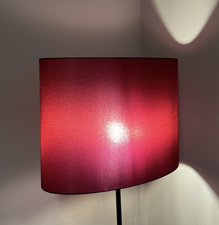 Paralume ovale rosso - immagine 4