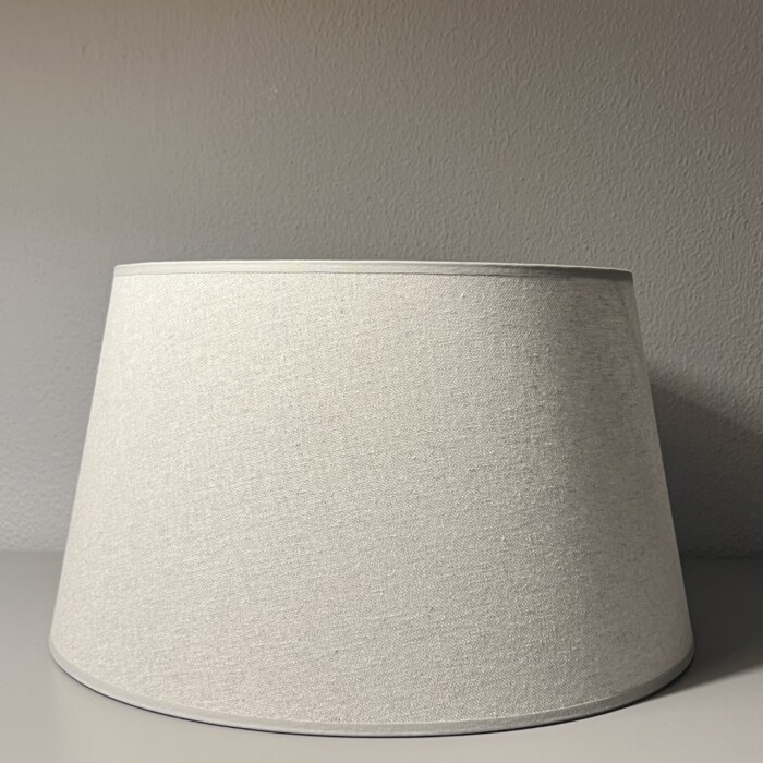 Paralume conico grigio d. 35