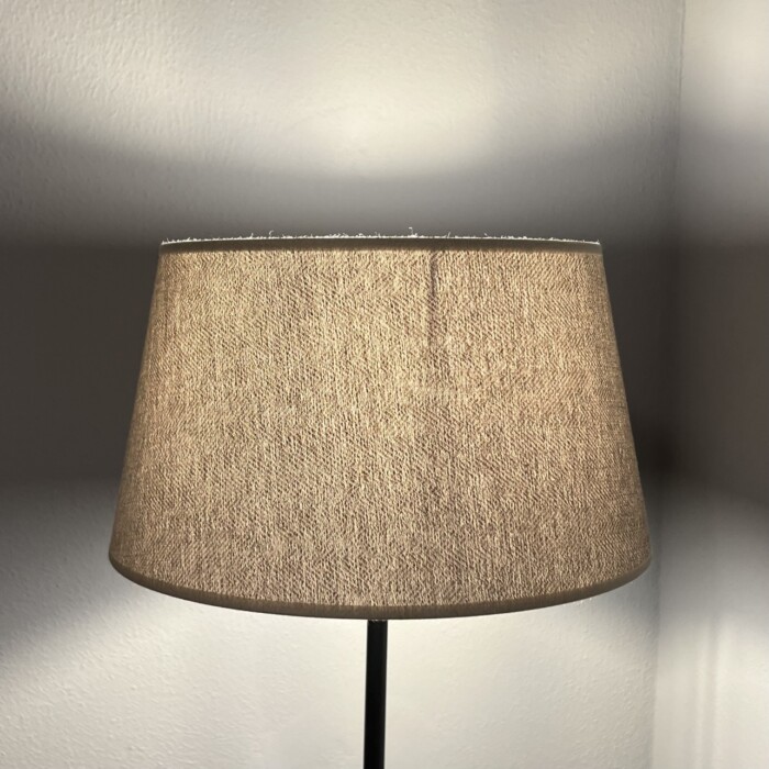 Paralume conico beige naturale d. 30 - immagine 2