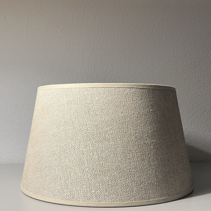 Paralume conico beige naturale d. 30