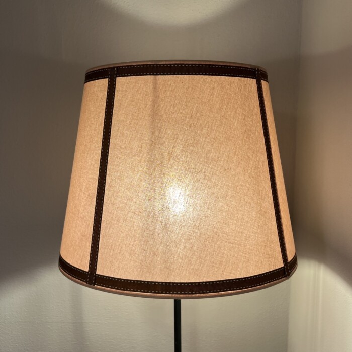 Paralume conico gros grain beige - immagine 2